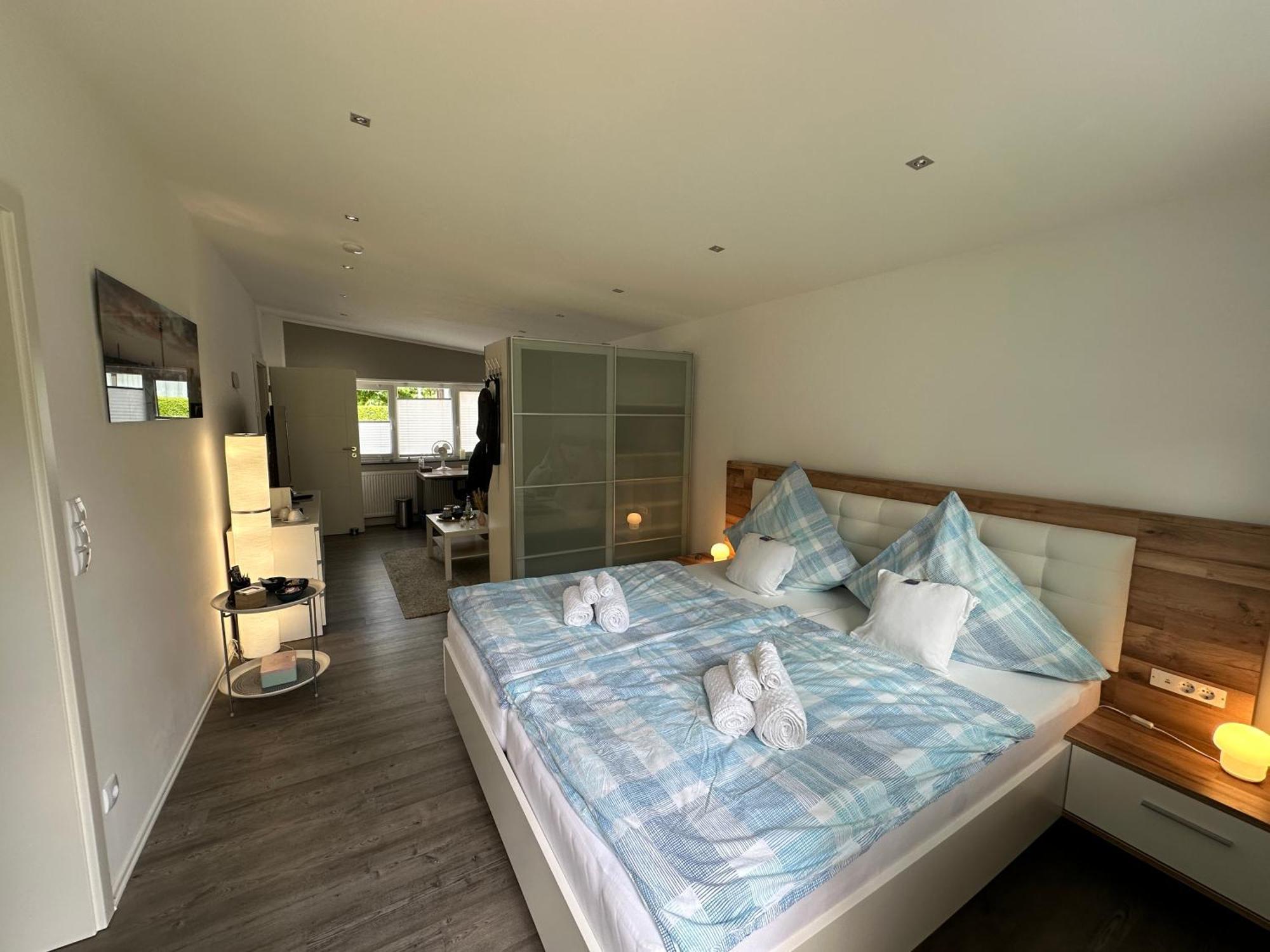 Auszeit Apartment Duesseldorf Buitenkant foto